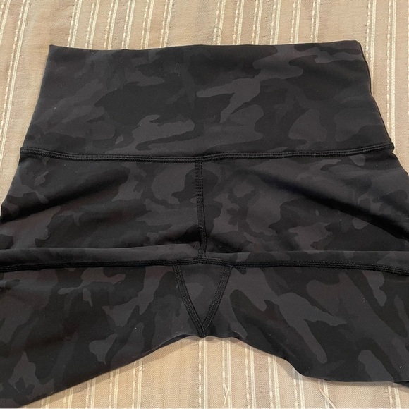 Lululemon Wunder Under Crop Leggings 21" Incognito Camo Multi Grey 6 W6AROS - Picture 4 of 9